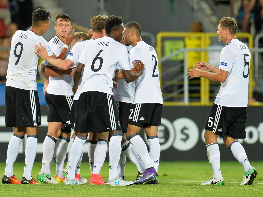 Auch gegen Italien wollen die deutschen U21-Kicker wieder ausgelassen jubeln