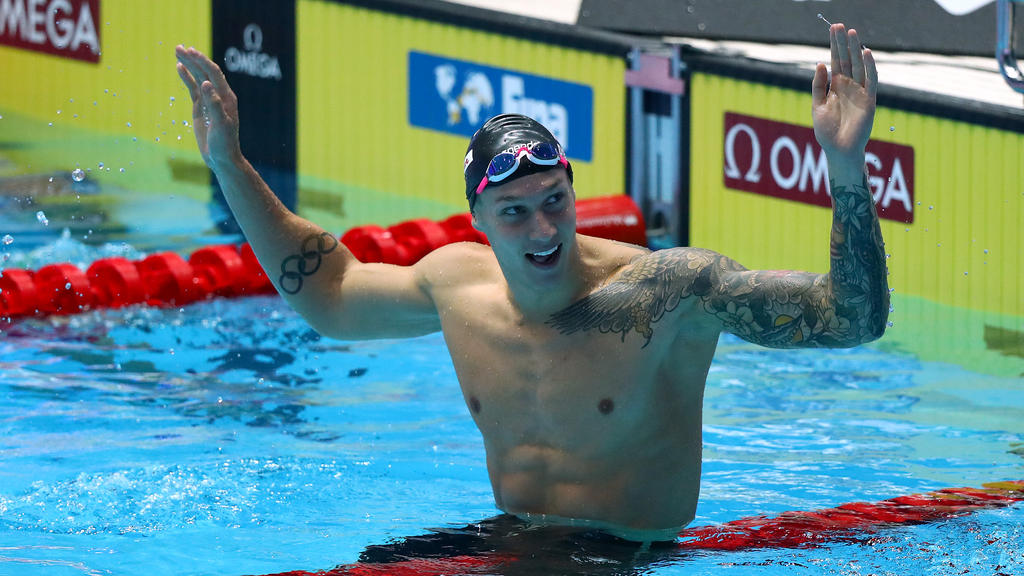 Caeleb Dressel könnte den Rekord von Michael Phelps brechen Caeleb Dressel könnte den Rekord von Michael Phelps brechen