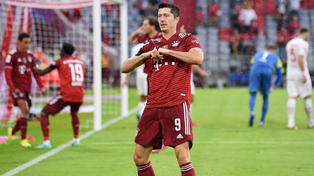 Robert Lewandowski erzielte sein zweites Saisontor gegen Köln Robert Lewandowski erzielte sein zweites Saisontor gegen Köln