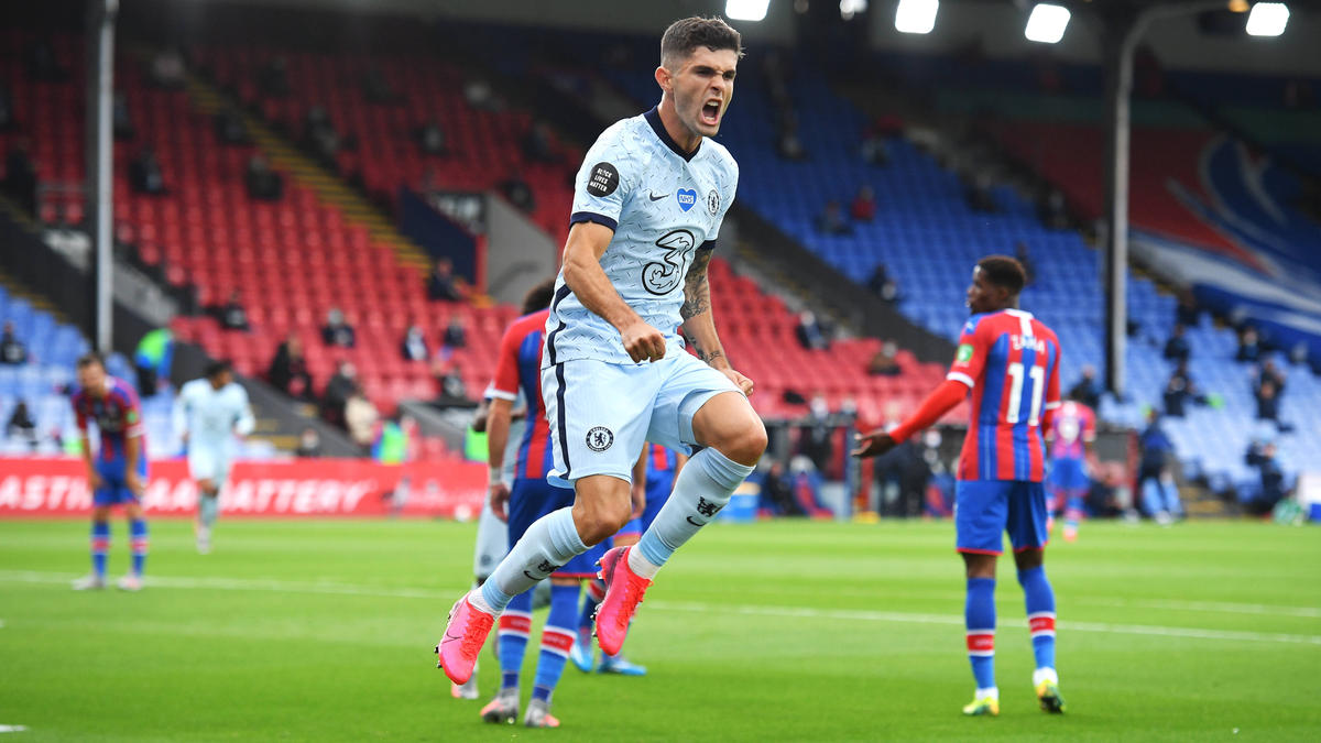 Christian Pulisic traf gegen Crystal Palace Christian Pulisic traf gegen Crystal Palace