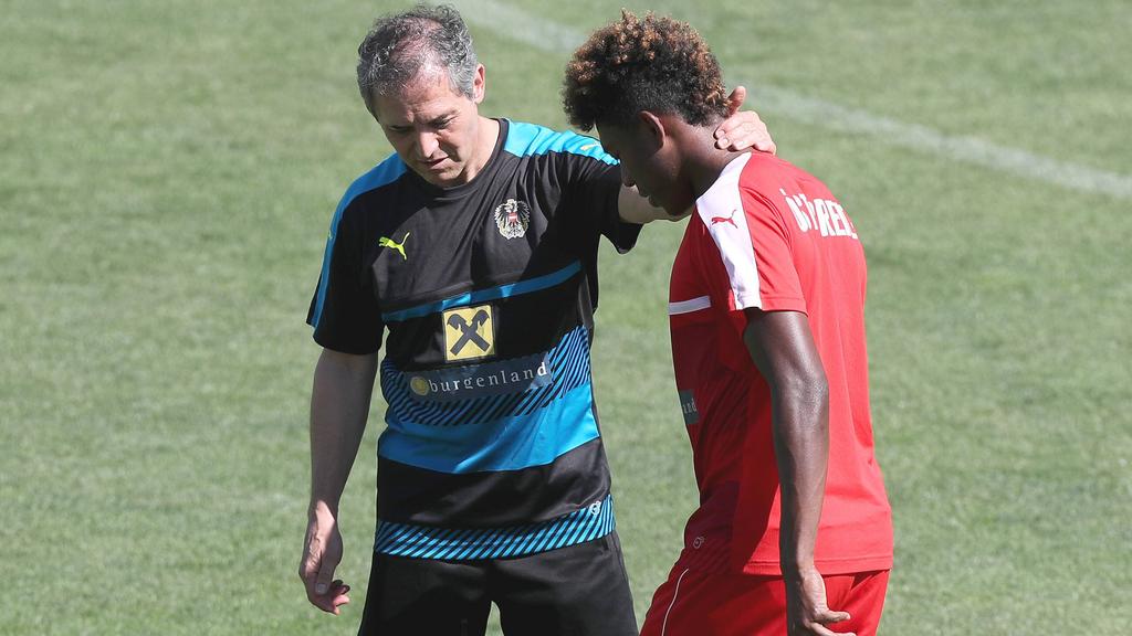 Marcel Koller (l.) trainierte David Alaba bei der österreichischen Nationalmannschaft Marcel Koller (l.) trainierte David Alaba bei der österreichischen Nationalmannschaft