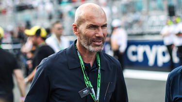 Zinédine Zidane war zuletzt beim Formel-1-Rennen in Miami zu Gast