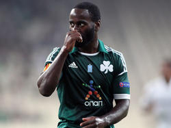 Quincy Owusu-Abeyie krijgt speeltijd bij de Europa League-wedstrijd tussen Panathinaikos en Tottenham Hotspur. (04-10-2012)