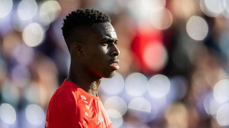 Maxime Awoudja vom VfB Stuttgart hat sich einen Achillessehnenriss zugezogen Maxime Awoudja vom VfB Stuttgart hat sich einen Achillessehnenriss zugezogen