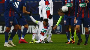 Neymar verletzte sich in Caen
