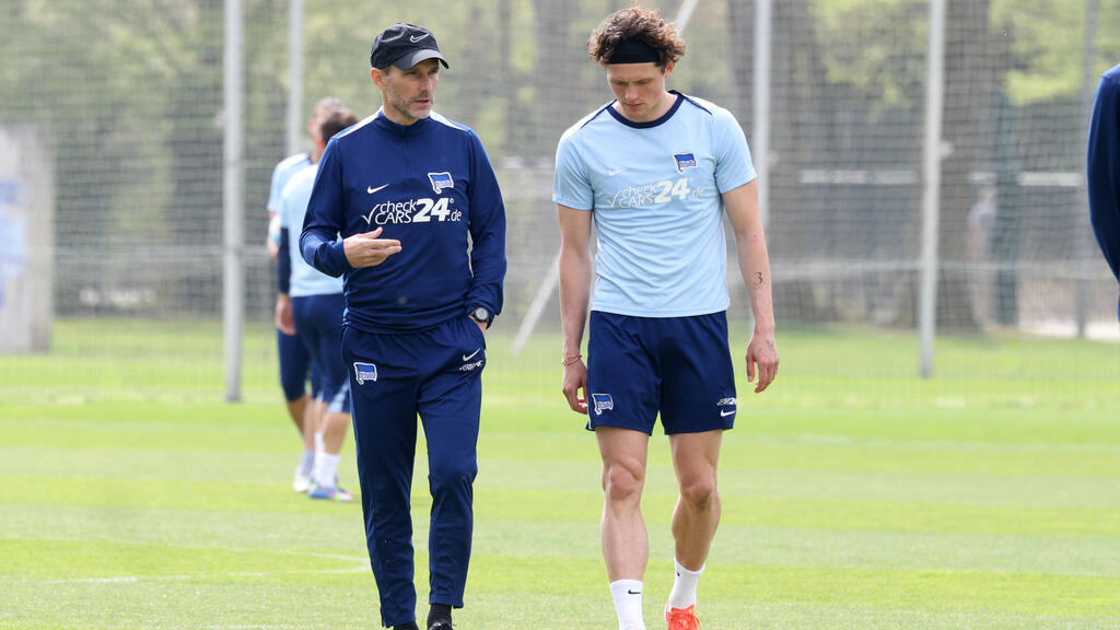 Fabian Reese (r.) könnte Hertha BSC doch erhalten bleiben Fabian Reese (r.) könnte Hertha BSC doch erhalten bleiben