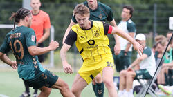 Tony Reitz führte die U19 des BVB als Kapitän aufs Feld