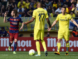 El croata Ivan Rakitic hizo el primer gol del duelo en Villarreal. (Foto: Getty)