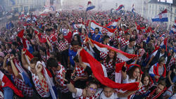 Die kroatischen Fans dürfen gegen England nicht ins Stadion