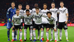 Once de Alemania en el último partido ante Holanda. (Foto: Getty)