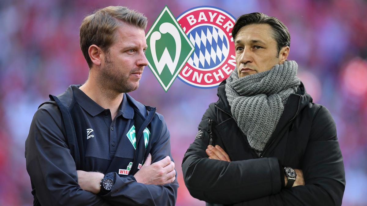 Florian Kohfeldt und Niko Kovac kämpfen um den Einzug ins Pokalfinale Florian Kohfeldt und Niko Kovac kämpfen um den Einzug ins Pokalfinale