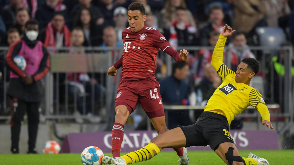 Jamal Musiala und Jude Bellingham treffen in der Bundesliga aufeinander