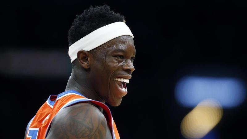 Dennis Schröder und OKC sind mit einem souveränen Sieg gestartet Dennis Schröder und OKC sind mit einem souveränen Sieg gestartet