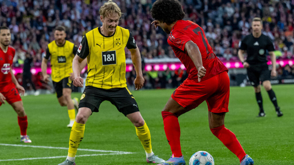 Julian Brandt machte vor dem 1:1 der Bayern gegen den BVB keine gute Figur Julian Brandt machte vor dem 1:1 der Bayern gegen den BVB keine gute Figur