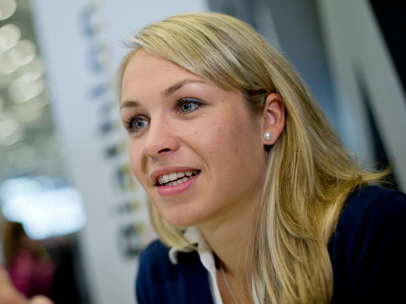 Magdalena Neuner spricht über Erfolgskarriere. Foto: Daniel Karmann Magdalena Neuner spricht über Erfolgskarriere. Foto: Daniel Karmann