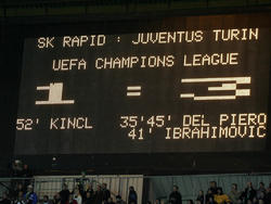 Zwischen Rapid und Juventus gab und gibt es sportliche Unterschiede