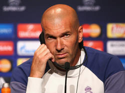 El entrenador del Real Madrid Zinedine Zidane. (Foto: Getty)