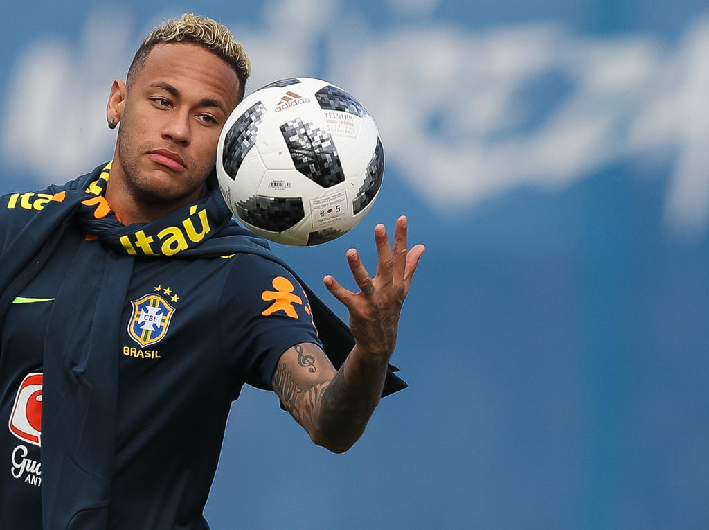 Wieder am Ball: Neymar