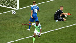 Ahmed Musa se convirtió en el héroe de Nigeria con un doblete. (Foto: Getty)
