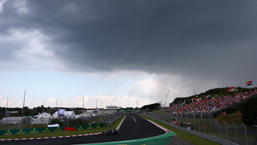Über dem Hungaroring ziehen dunkle Wolken auf