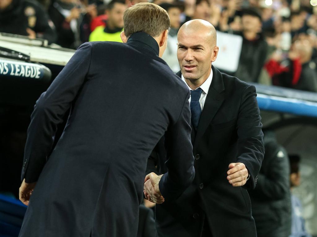 Auch BVB-Coach Thomas Tuchel und Real-Trainer Zinédine Zidane hatten nur Lob füreinander übrig