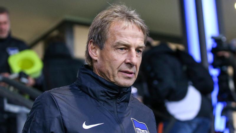 Im Blickpunkt: Hertha-Trainer Jürgen Klinsmann