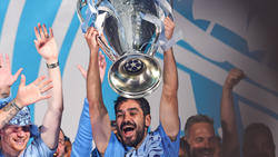 Ilkay Gündogan holte mit City den Champions-League-Pokal