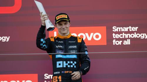 Formel-1-Rookie Oscar Piastri hat in Japan seinen ersten Podestplatz eingefahren