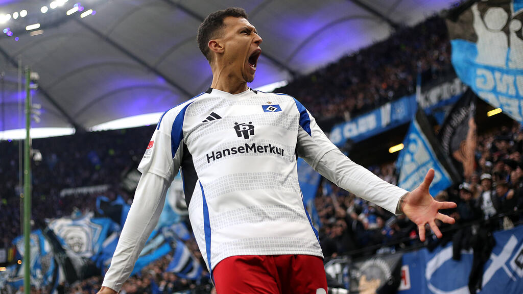 Davie Selke überzeugt bisher im HSV-Trikot Davie Selke überzeugt bisher im HSV-Trikot