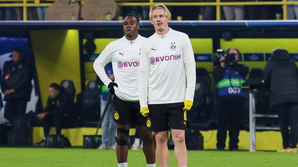 Der BVB könnte Jamie Gittens (l.) im Sommer zu Geld machen