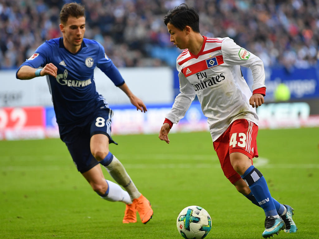 Tatsuya Ito (r.) ist ein Hoffnungsträger beim Hamburger SV