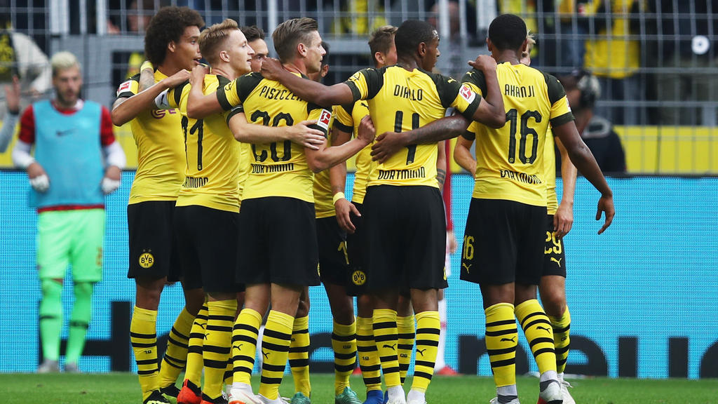El Dortmund brilló con cuatro goles en su debut. (Foto: Getty)