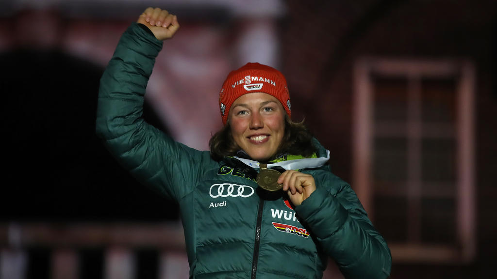 Kann es auch ohne Ski: Ex-Biathletin Laura Dahlmeier Kann es auch ohne Ski: Ex-Biathletin Laura Dahlmeier