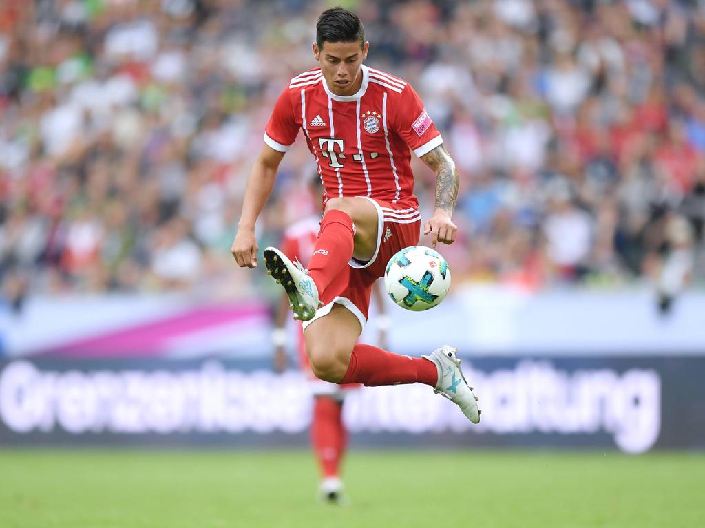 James Rodríguez überzeugte bei seinem Debüt im Dress des FC Bayern