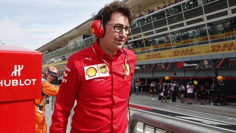 Dämpft die Erwartungen vor dem Saisonstart: Mattia Binotto, der Teamchef von Ferrari Dämpft die Erwartungen vor dem Saisonstart: Mattia Binotto, der Teamchef von Ferrari