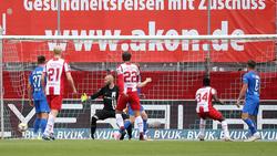 Die Würzburger Kickers schlugen Rostock mit 3:1