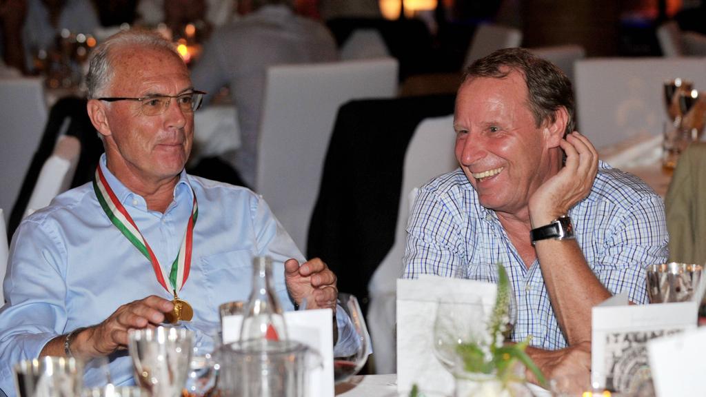 Berti Vogts und Franz Beckenbauer waren langjährige Weggefährten