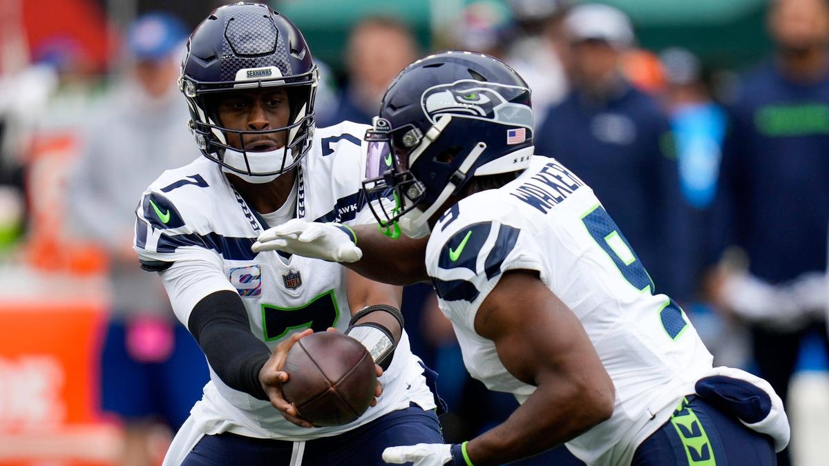 Drohen auszufallen: Geno Smith (l.) und Kenneth Walker