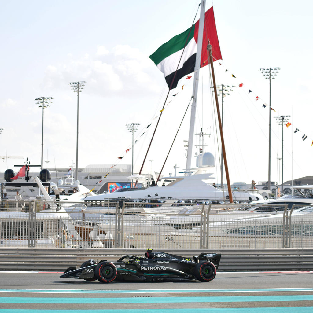 Formel 1 Die Startaufstellung zum GP in Abu Dhabi