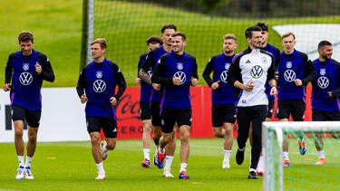 Im Trainingslager bereiten sich die DFB-Stars auf die EM vor