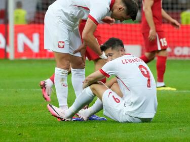 Stürmer Robert Lewandowski musste im EM-Test gegen die Türkei frühzeitig ausgewechselt werden