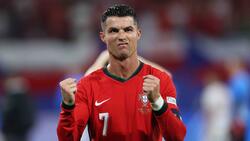 Portugals Cristiano Ronaldo jubelt nach dem Spiel