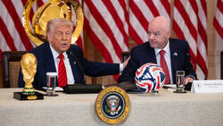 FIFA-Boss Infantino traf sich mit Donald Trump