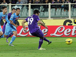Giuseppe Rossi spielte eine starke Hinrunde beim AC Florenz
