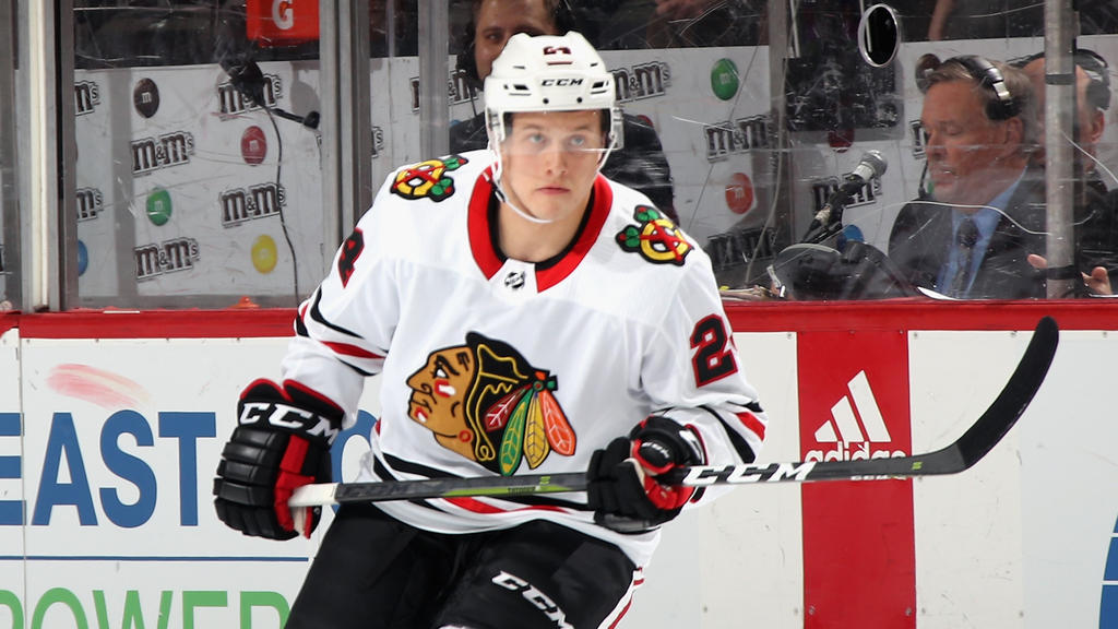 Dominik Kahun feierte mit Chicago einen Erfolg Dominik Kahun feierte mit Chicago einen Erfolg