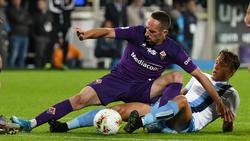 Franck Ribéry sind nach dem Schlusspfiff gegen Lazio Rom die Sicherungen durchgebrannt
