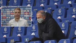 Wird Jochen Schneider (re.) beim FC Schalke 04 durch Peter Knäbel ersetzt (li.)?
