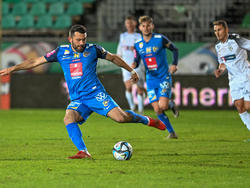 Toptorschütze Dario Tadic erzielte die ersten beiden Treffer der St. Pöltner.