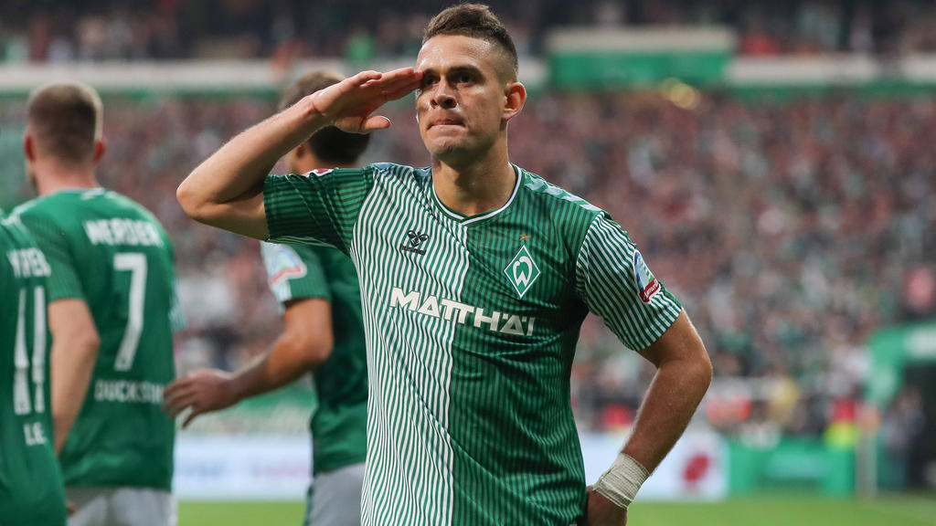 Rafael Borré wurde von Eintracht Frankfurt an Werder Bremen verliehen
