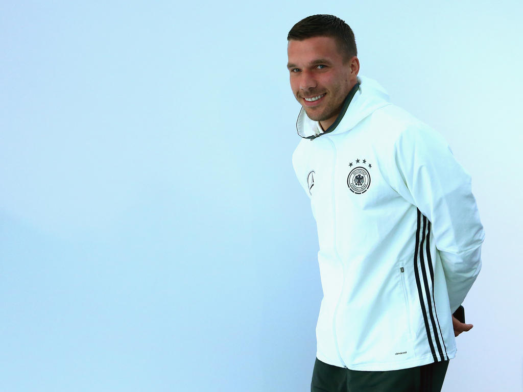 Podolski sorgte unter den Journalisten bei der EM für Freude